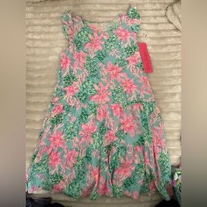 NWTs: Lilly Pulitzer Pink and Green Floral Dress